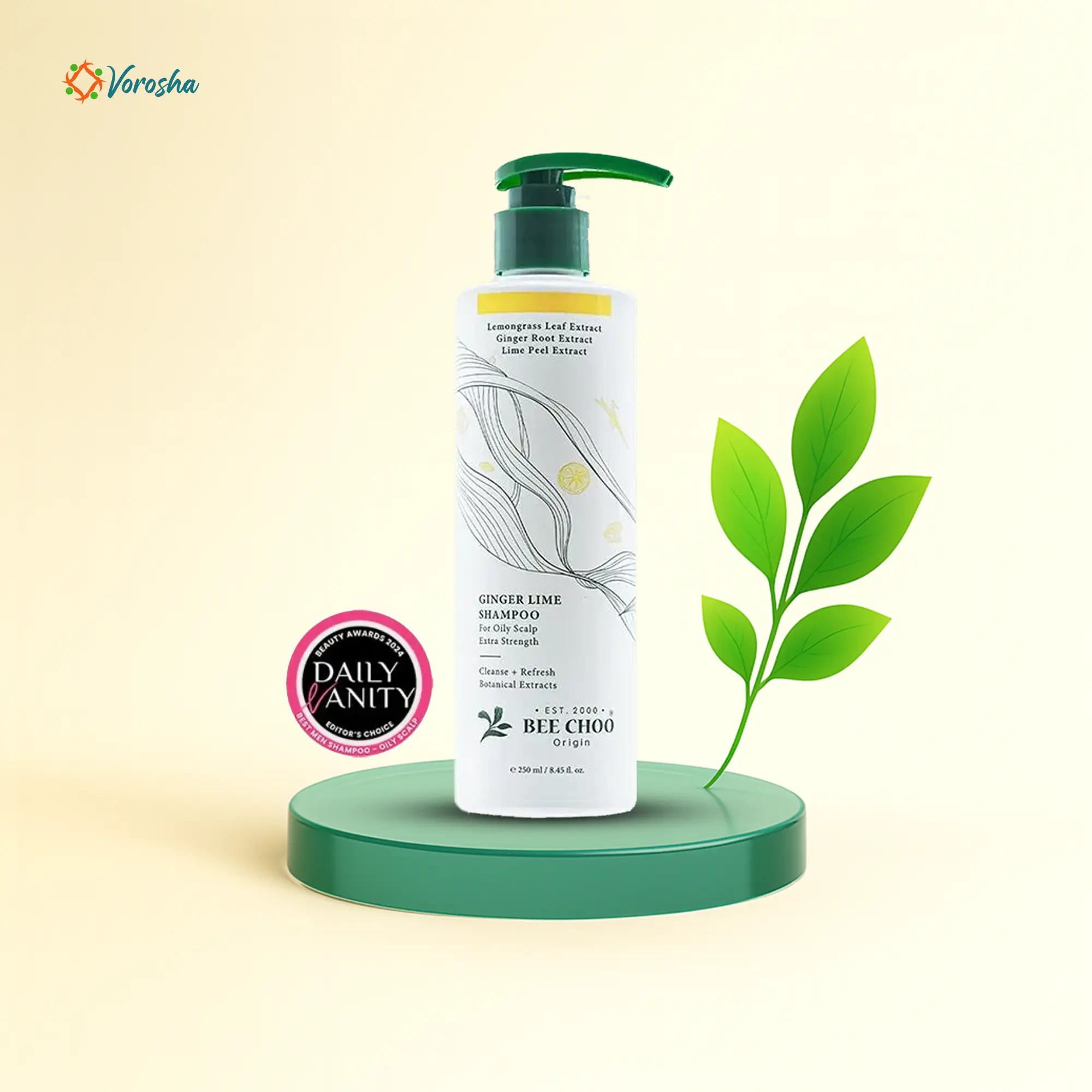 Ginger Lime Shampoo 250 ml (Made In India)