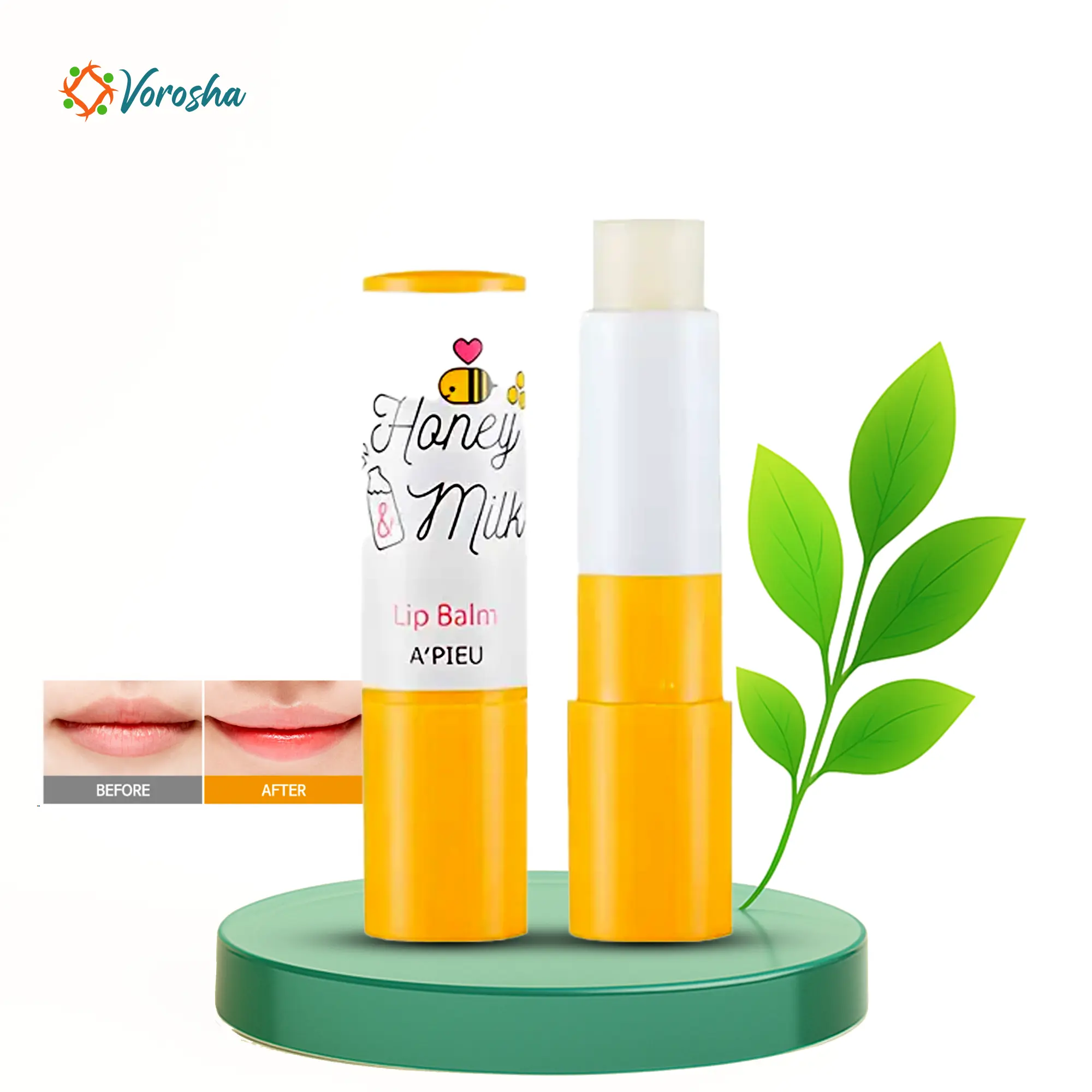 A’pieu Honey & Milk Lip Balm (3.3g)