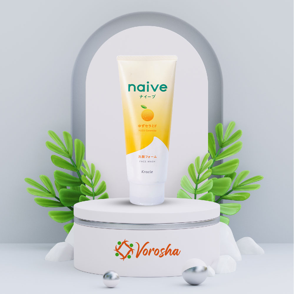 Naïve Foaming Face Wash (Yuzu Ceramide) | JAPAN