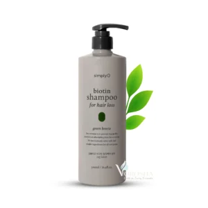 simplyO Biotin Shampoo for Hair Loss Green Breeze 500ml