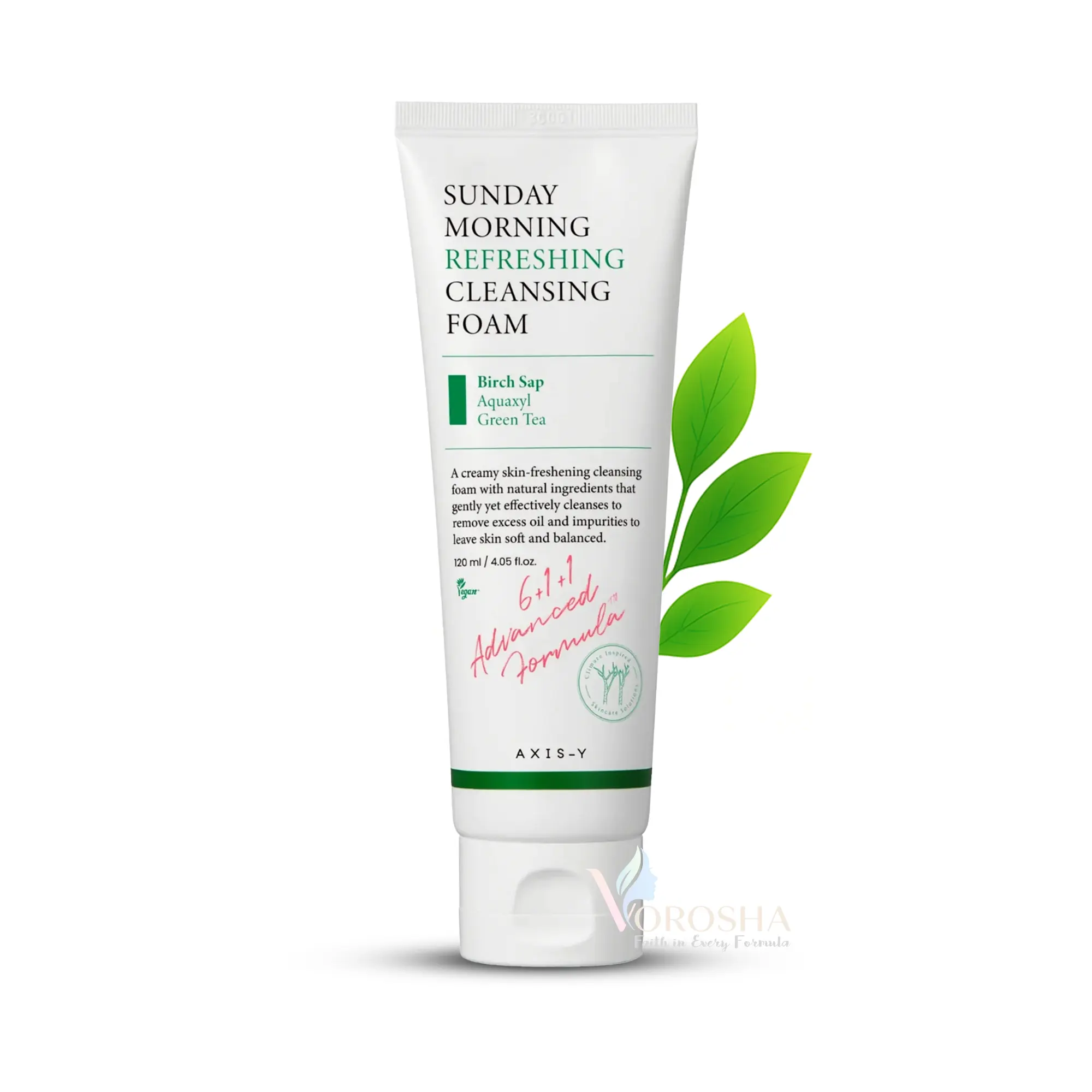 Axis-Y Sunday Morning Refreshing Cleansing Foam 120ml